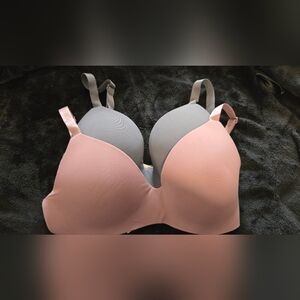 Set Of 2 - Body By Victoria's Secret - Lightly Lined Wireless TShirt Bra